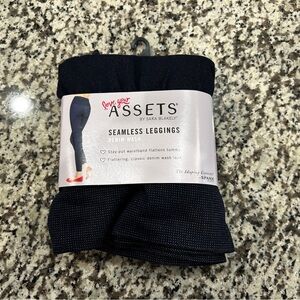 Spanx Love Your Assets Seamless Leggings  in Denim Wash Look, Size 1X, NWT